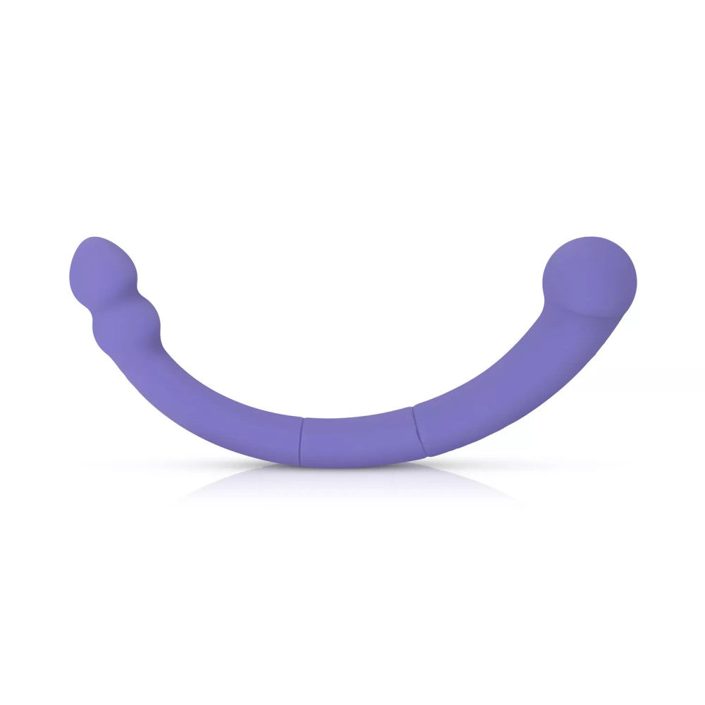 Double Ended Leah Silicone Vibrator Purple