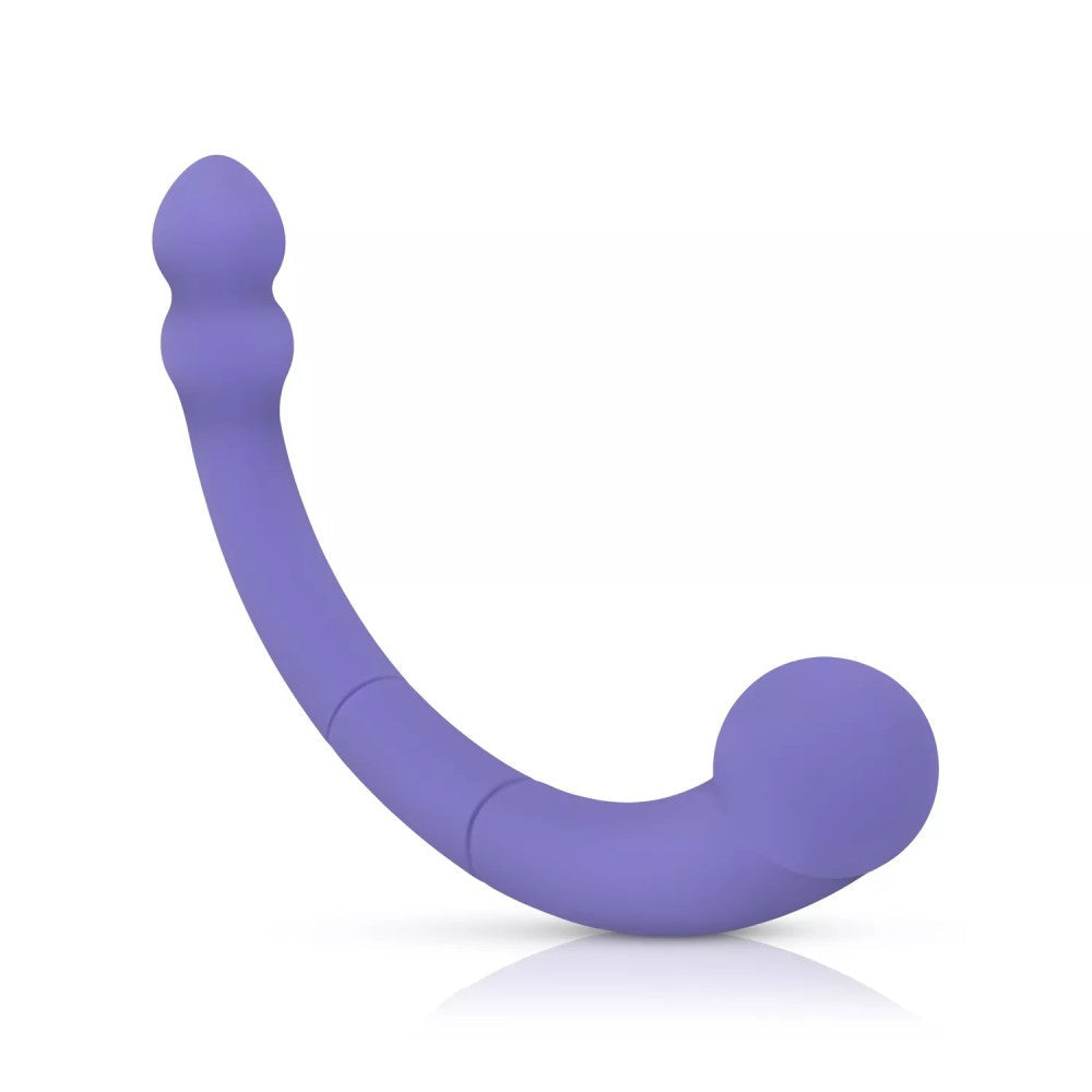 Double Ended Leah Silicone Vibrator Purple