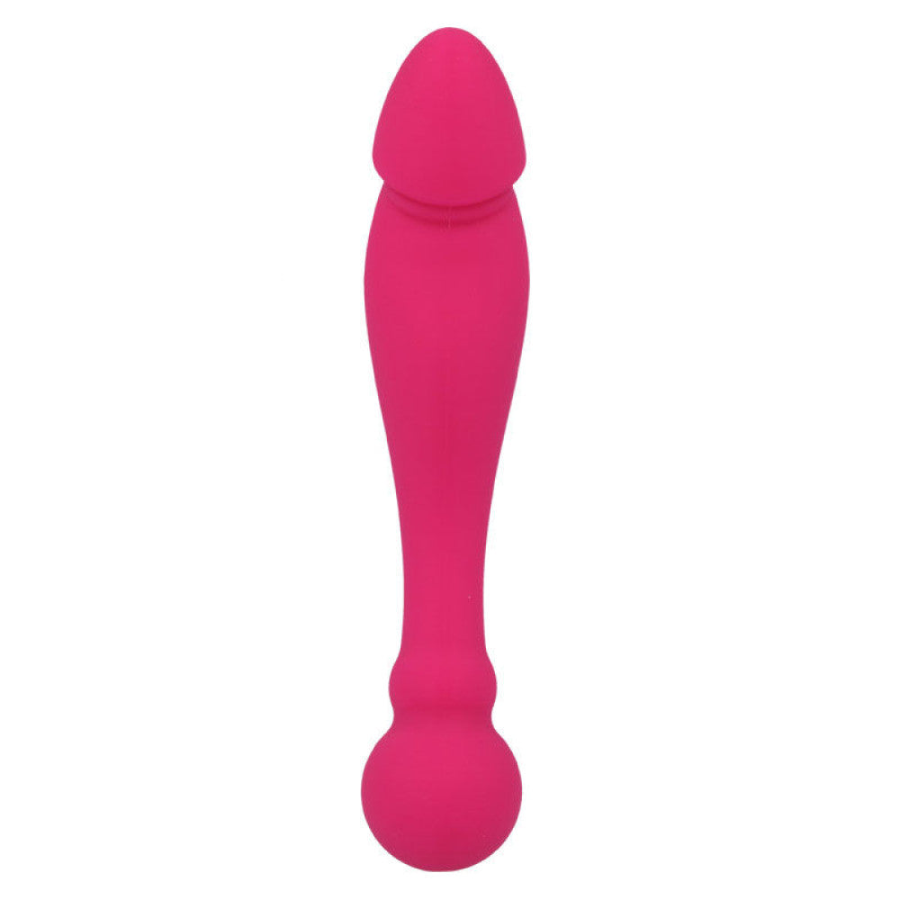 Double Ended Silicone Rick Pink Dildo