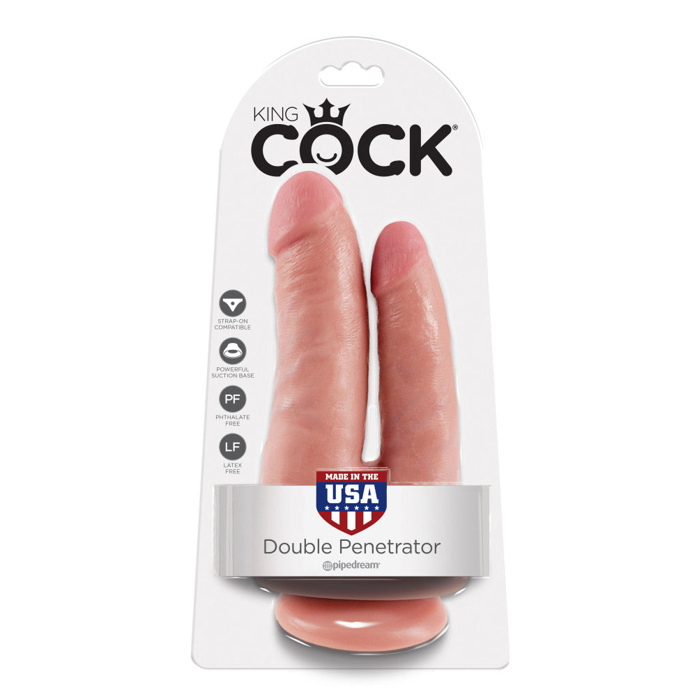 Double King realistic anal-vaginal dildo 20cm
