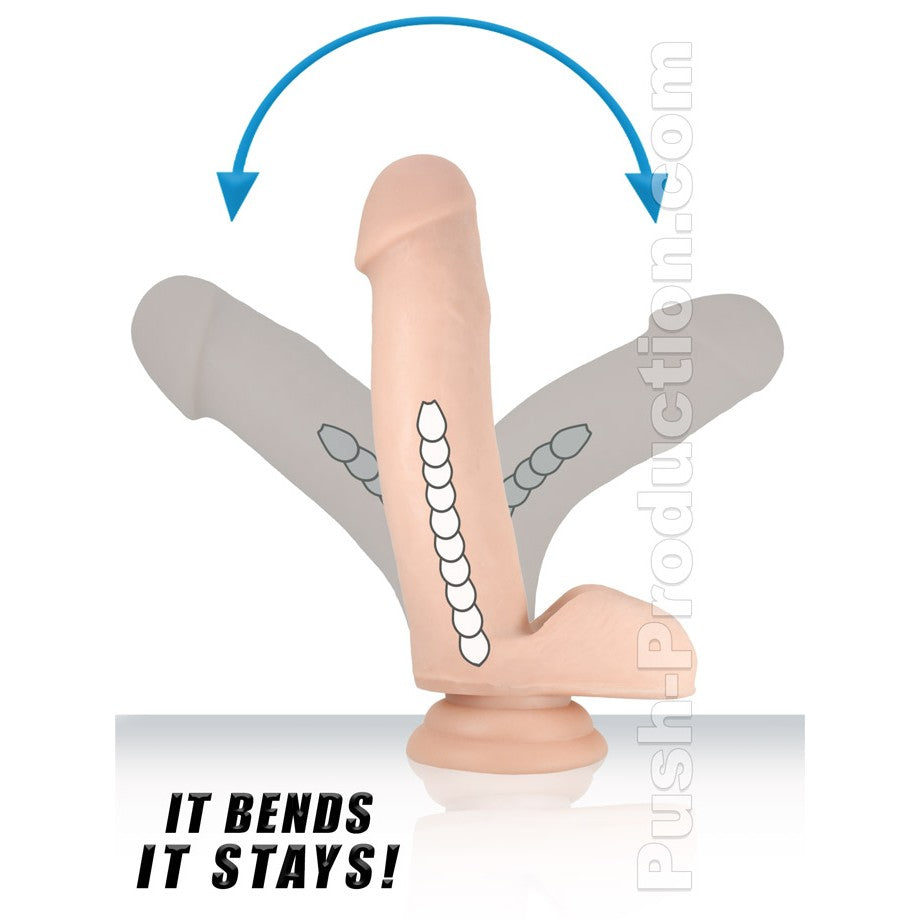 Double Layer Cyber Skin Realistic Dildo