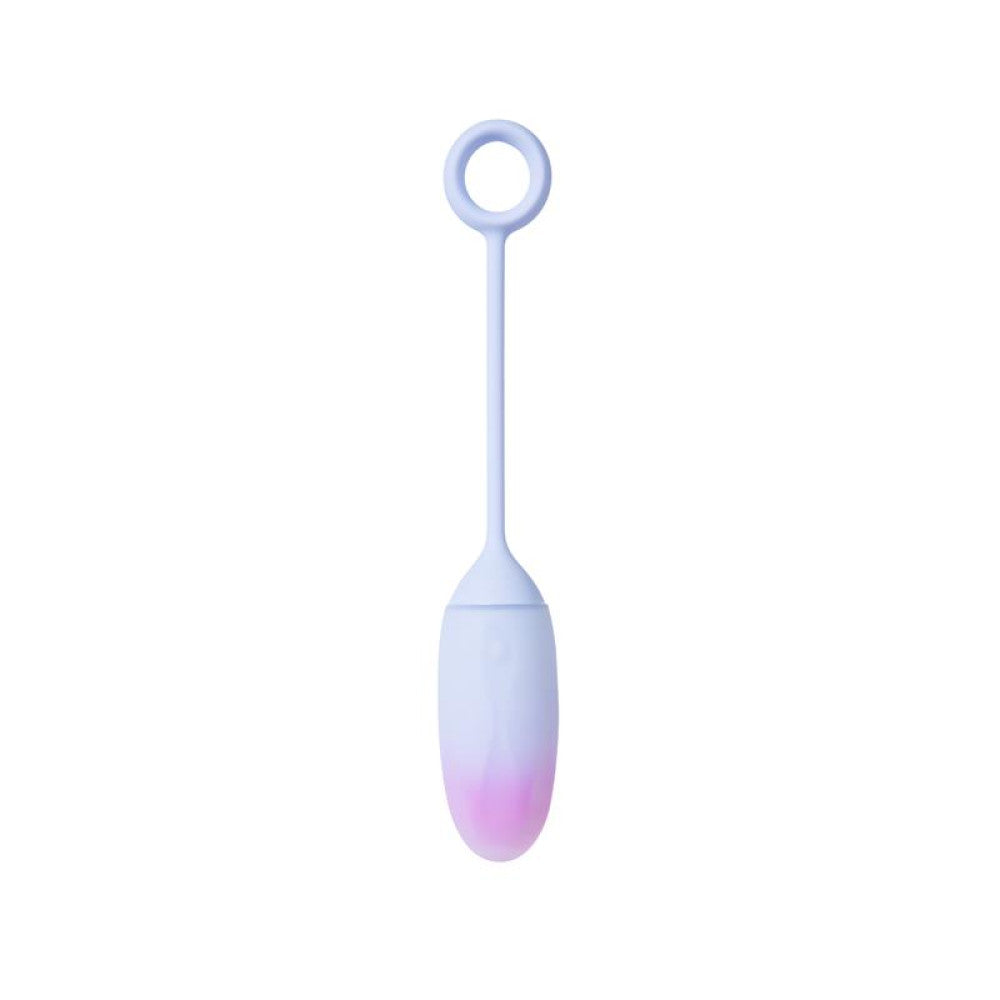 Double Layer Silicone Vibro Egg with App Intoyou Blue-Pink