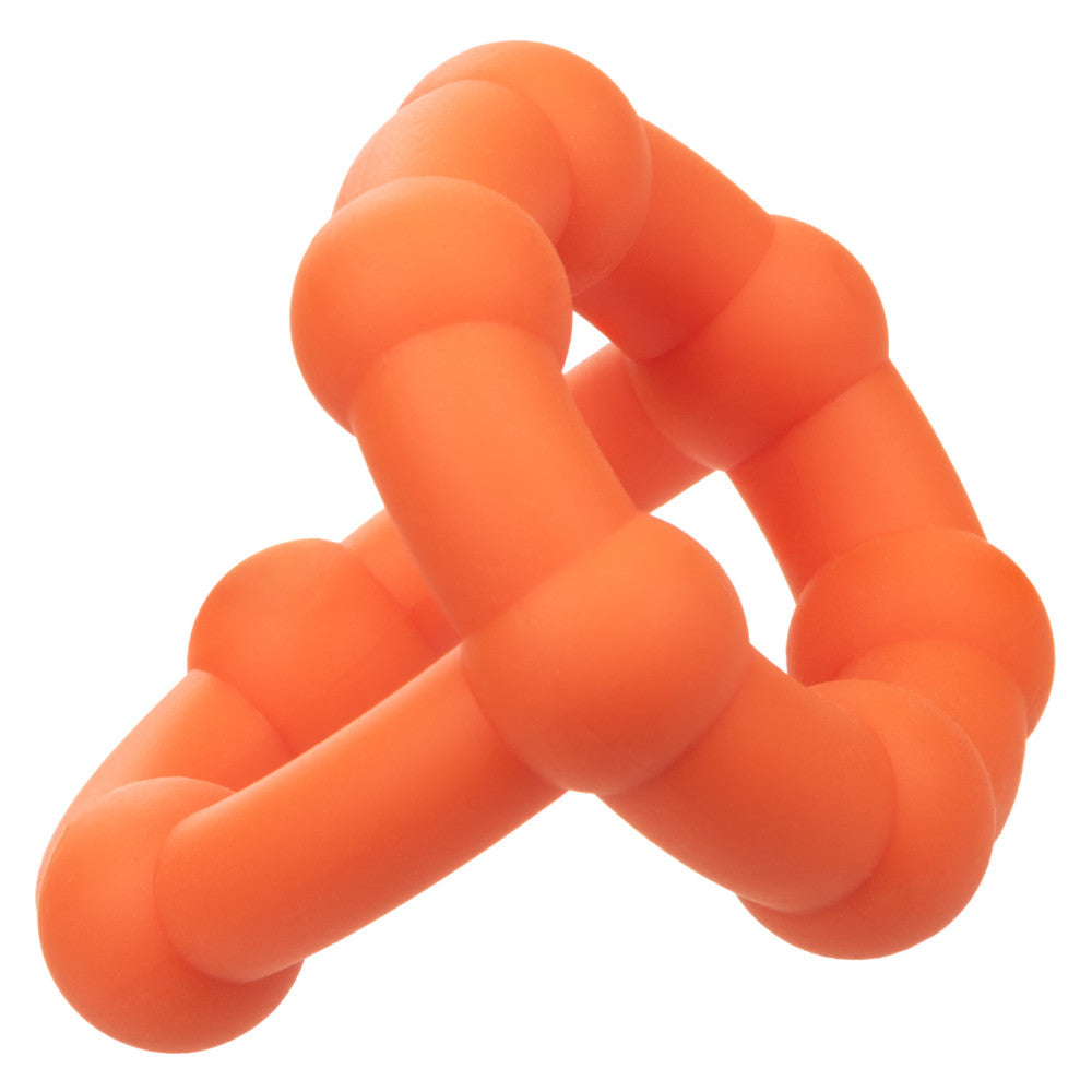 Double cock ring made of silicone Alpha Ring