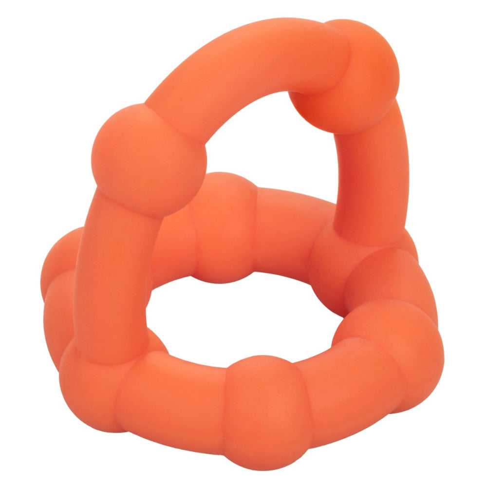 Double cock ring made of silicone Alpha Ring