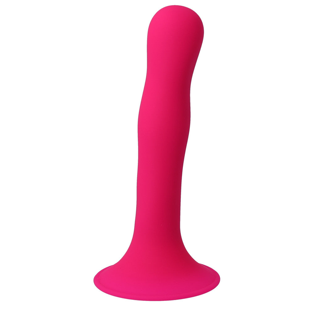 Double layer silicone dildo Hitsens 4 Pink