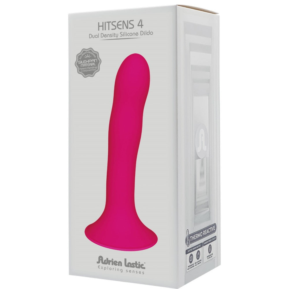 Double layer silicone dildo Hitsens 4 Pink