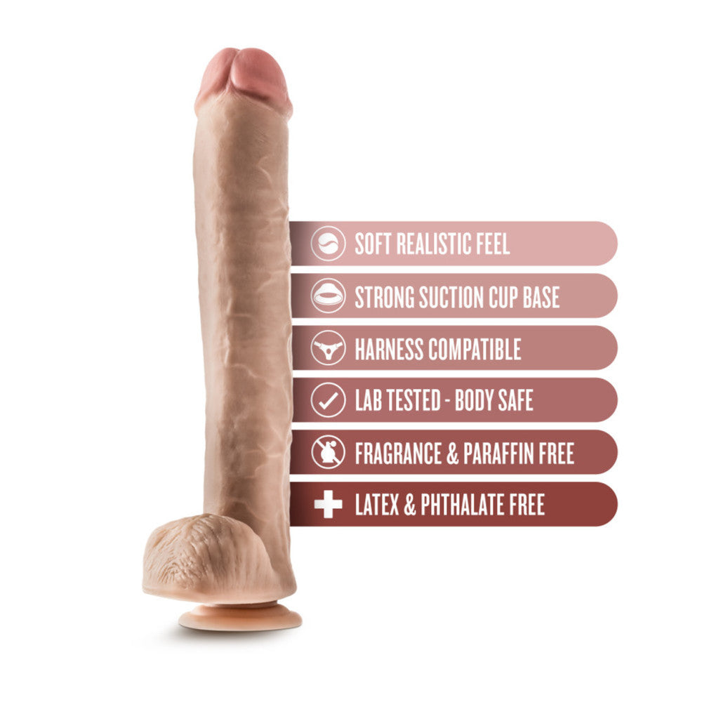 Dr. Big Realistic Testicle Dildo Skin Dr. Michael 14"