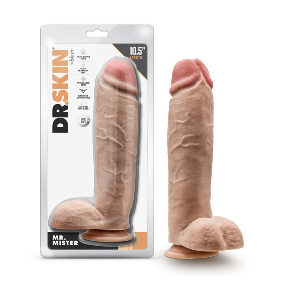 Dr. Big Realistic Testicle Dildo Skin Mr. Mister 10.5"