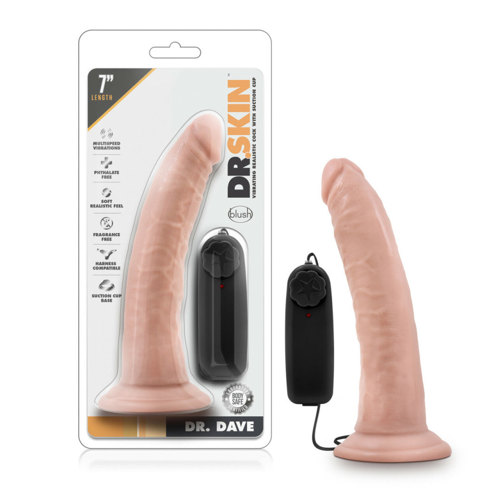 Dr. Skin Vibrating Realistic Dildo Dave