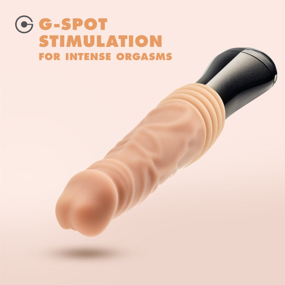 Dr.Knight Rechargeable Realistic Thrusting & Rotating Silicone Dildo