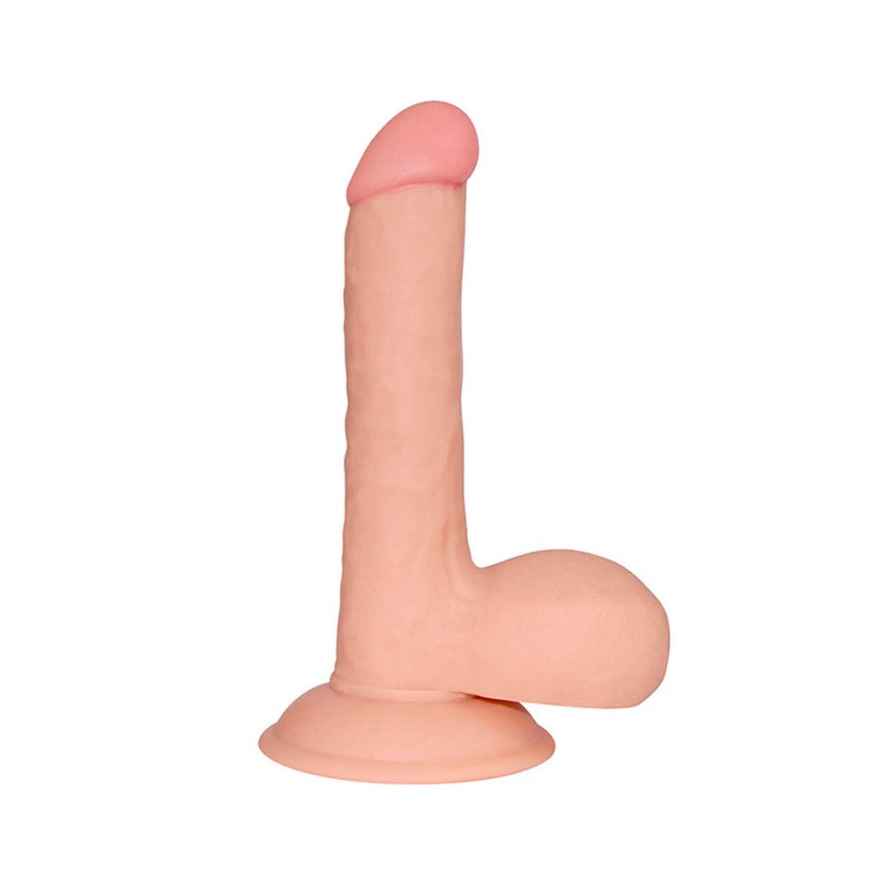 Dude 18.5cm flexible realistic cyber skin dildo.