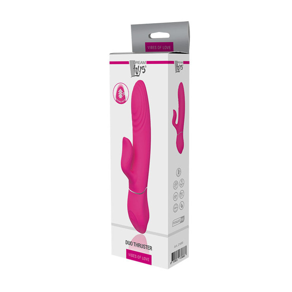 Duo Thruster Rabbit Vibrator Pink