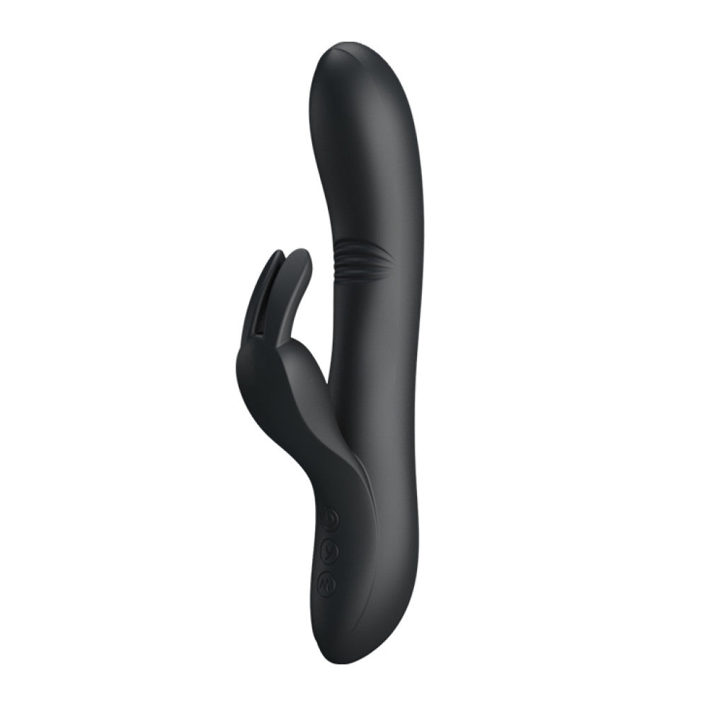 Dylan come hither rabbit vibrator black