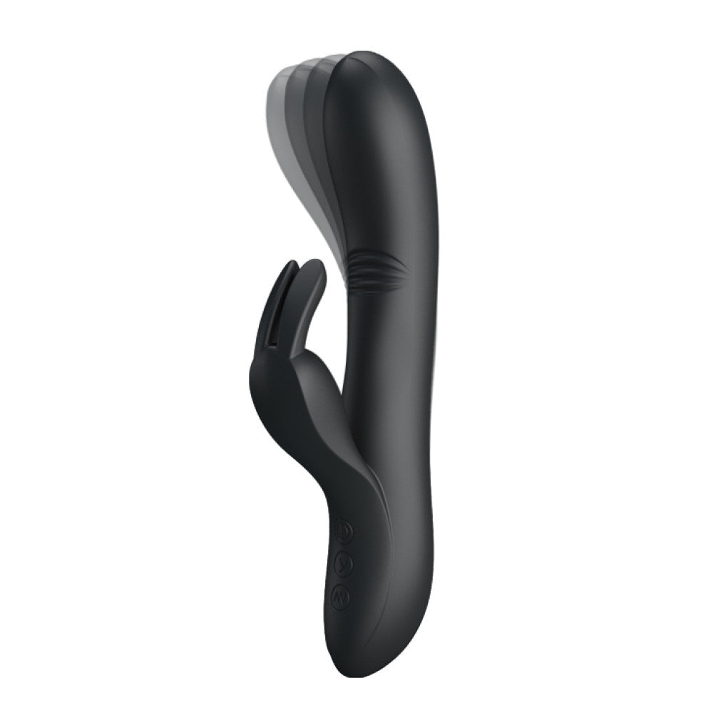 Dylan come hither rabbit vibrator black