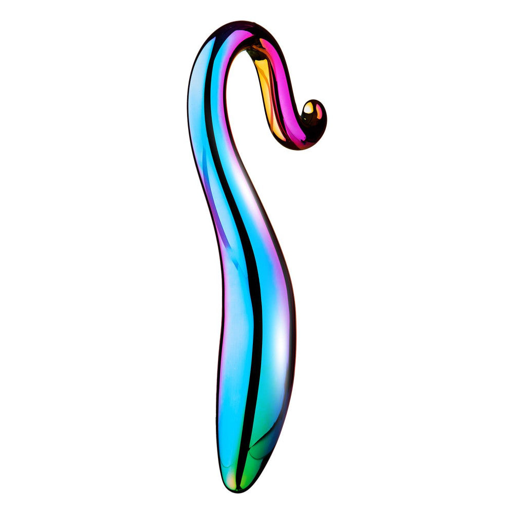 Elegant Curved Glass Anal Toy Dildo