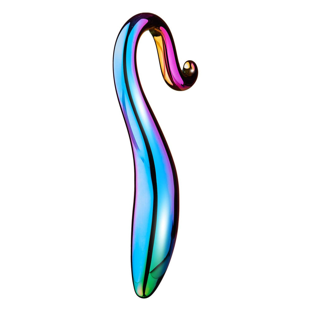Elegant Curved Glass Anal Toy Dildo