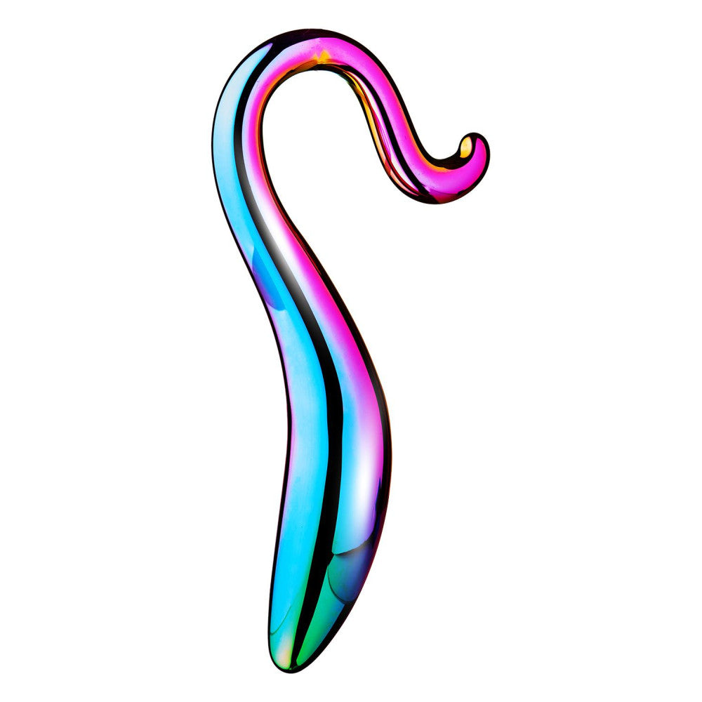 Elegant Curved Glass Anal Toy Dildo