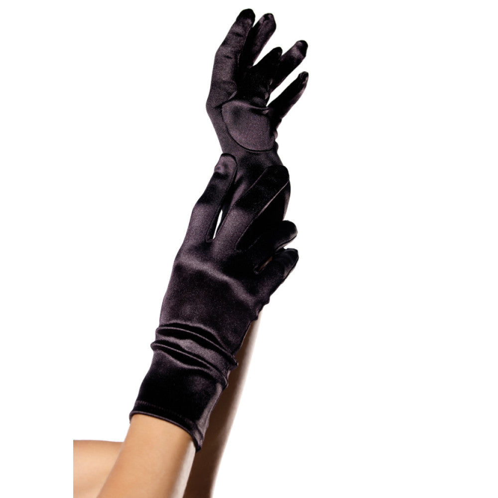 Elegant satin gloves Leg Avenue