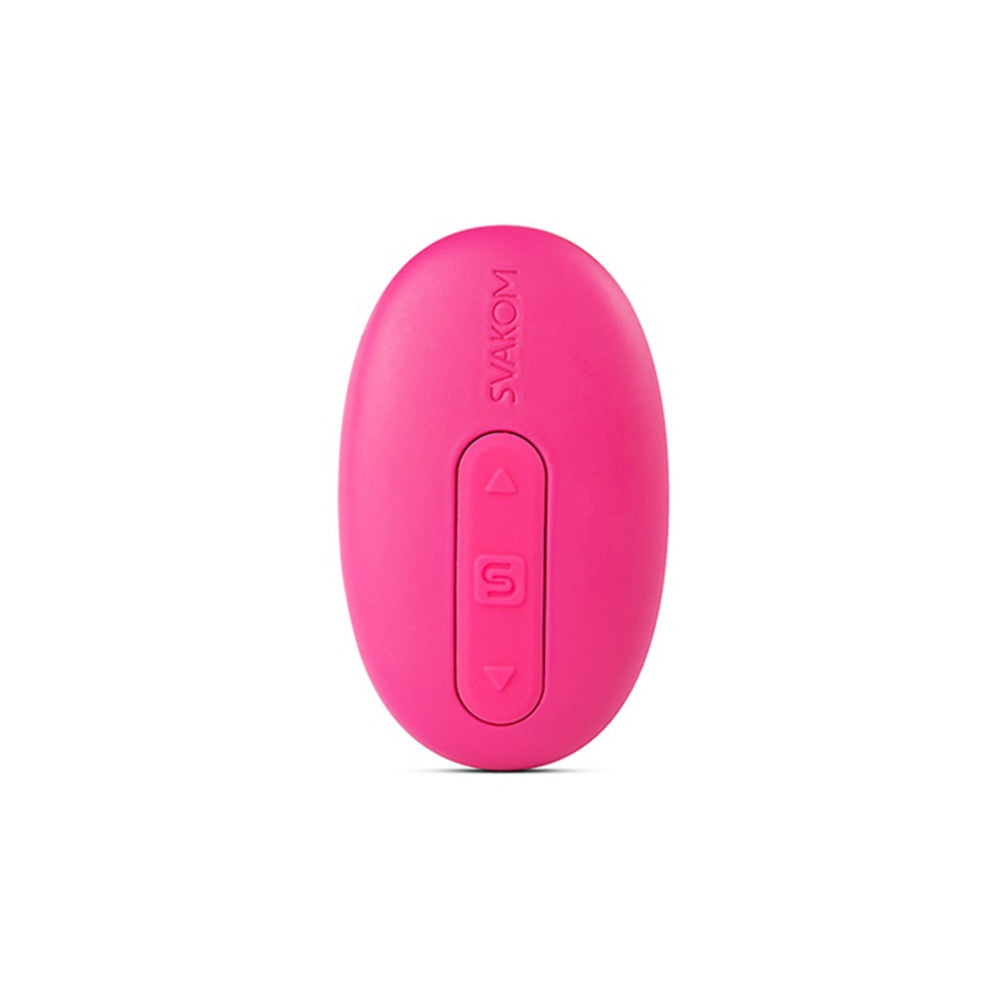 Elva Rechargeable Silicone Vibro Egg with Remote Pink