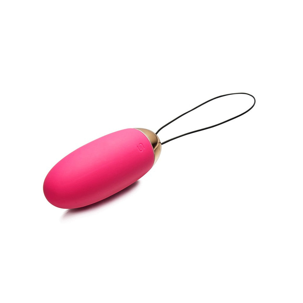 Elva Rechargeable Silicone Vibro Egg with Remote Pink