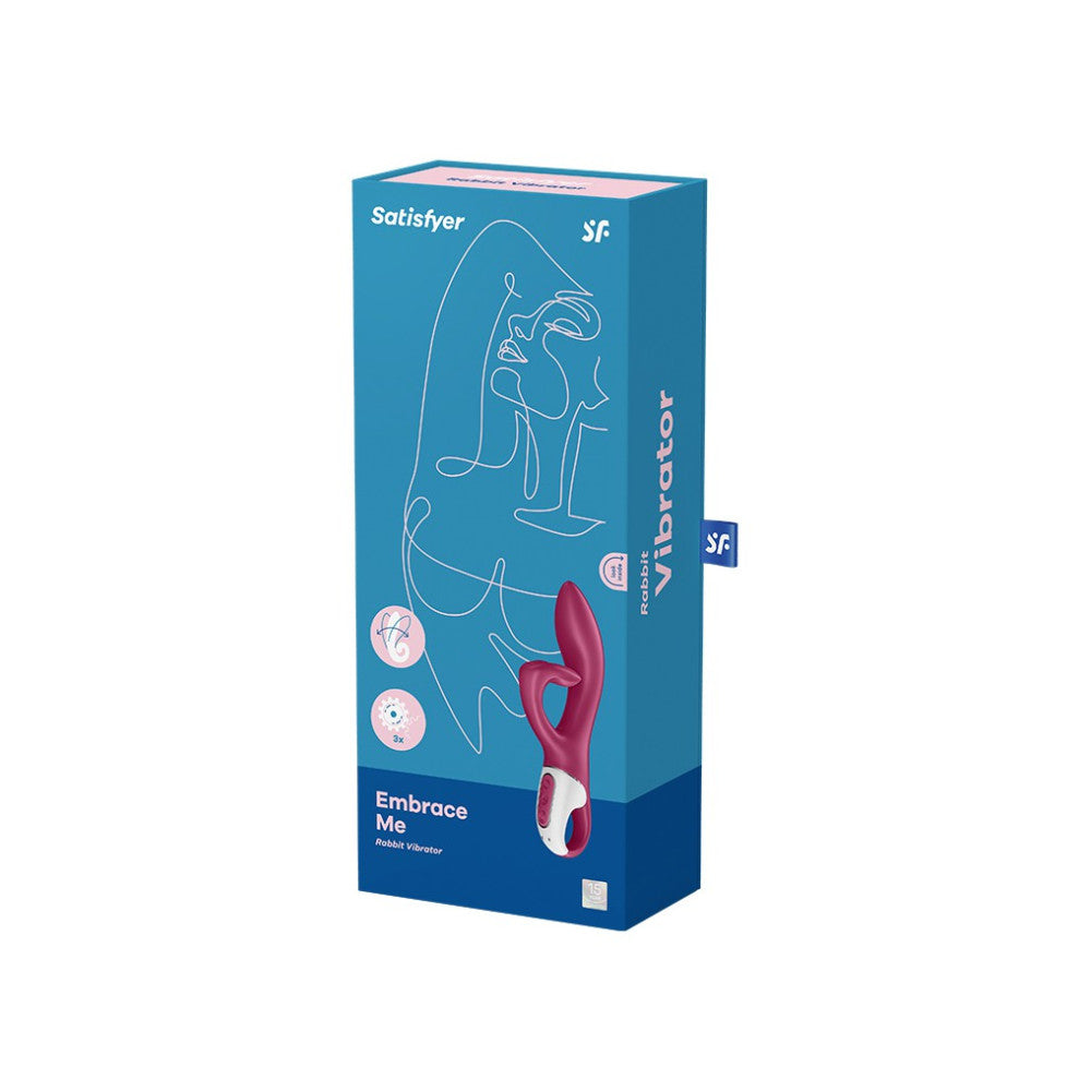 Embrace Me Rechargeable Rabbit Vibrator Red