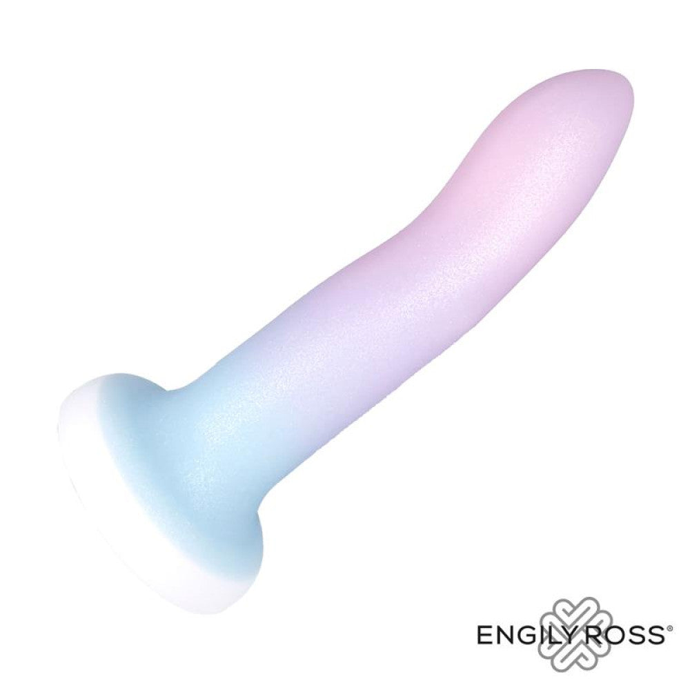 Engily Ross Gradient Colour Pearl Silicone Small Anal Dildo