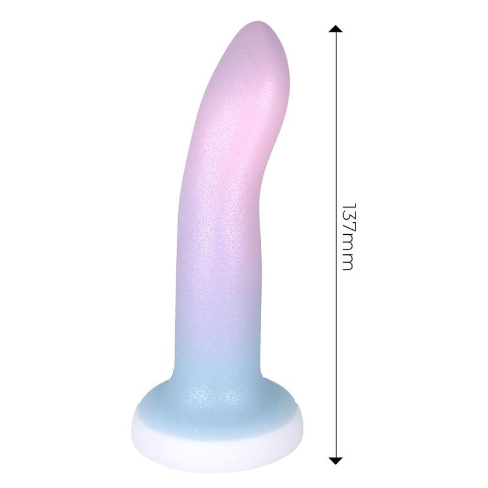 Engily Ross Gradient Colour Pearl Silicone Small Anal Dildo