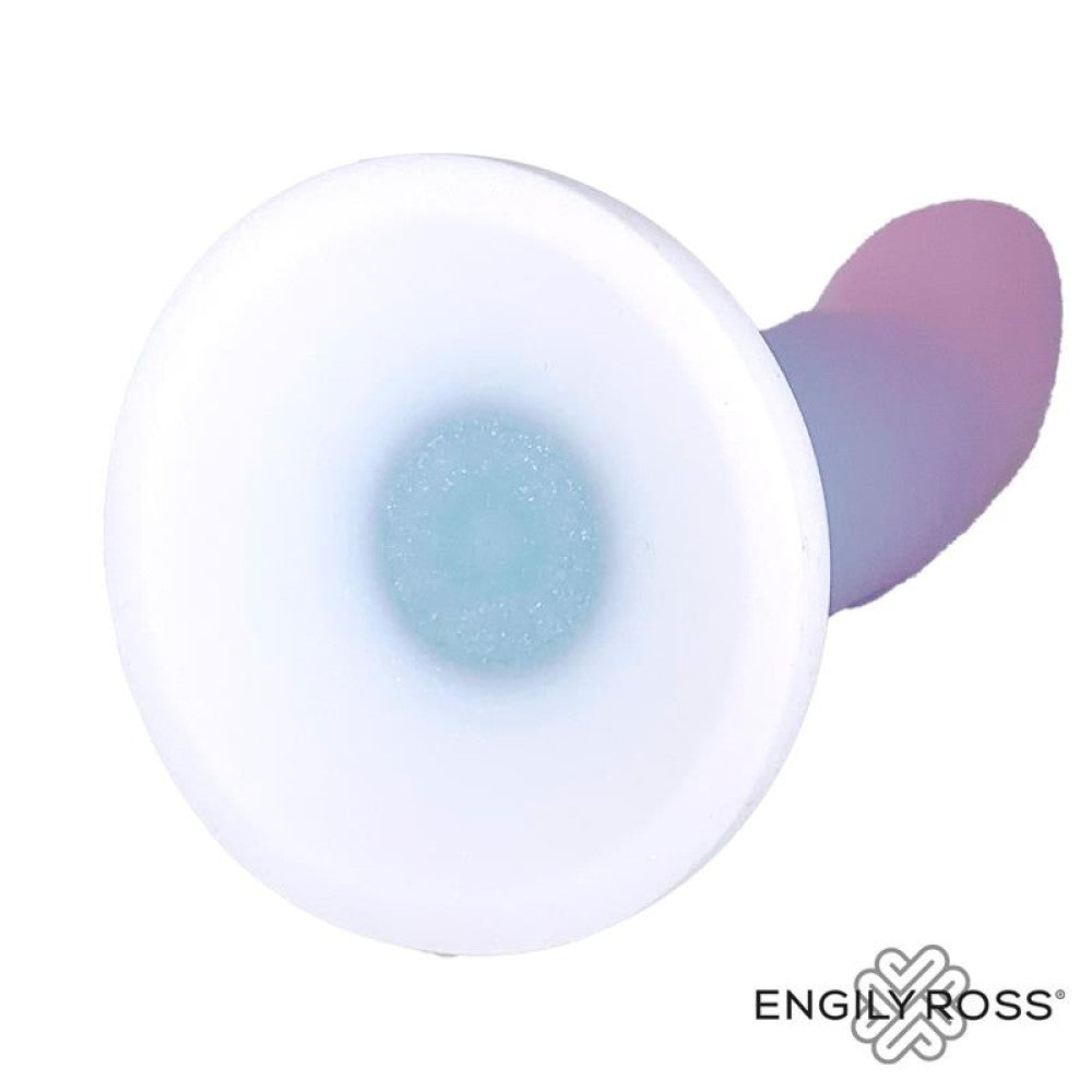 Engily Ross Gradient Colour Pearl Silicone Small Anal Dildo