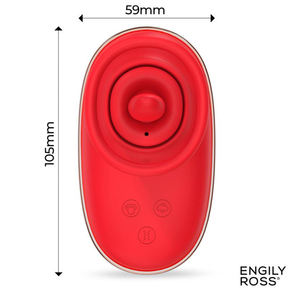 Engily Ross Lizer Deluxe Vibrating and Sucking Clitoris Stimulator - Rotating Tongue Pump