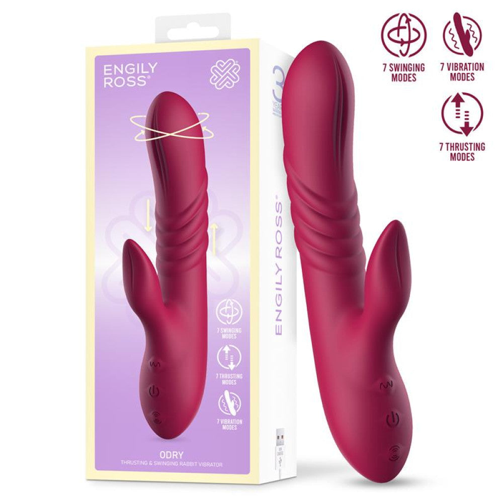 Engily Ross Odry Rabbit Vibrator with Thrusting and Rotating Motions