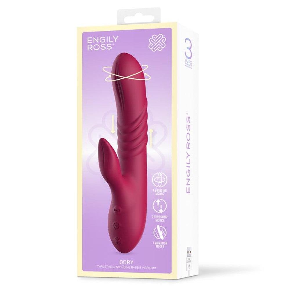 Engily Ross Odry Rabbit Vibrator with Thrusting and Rotating Motions