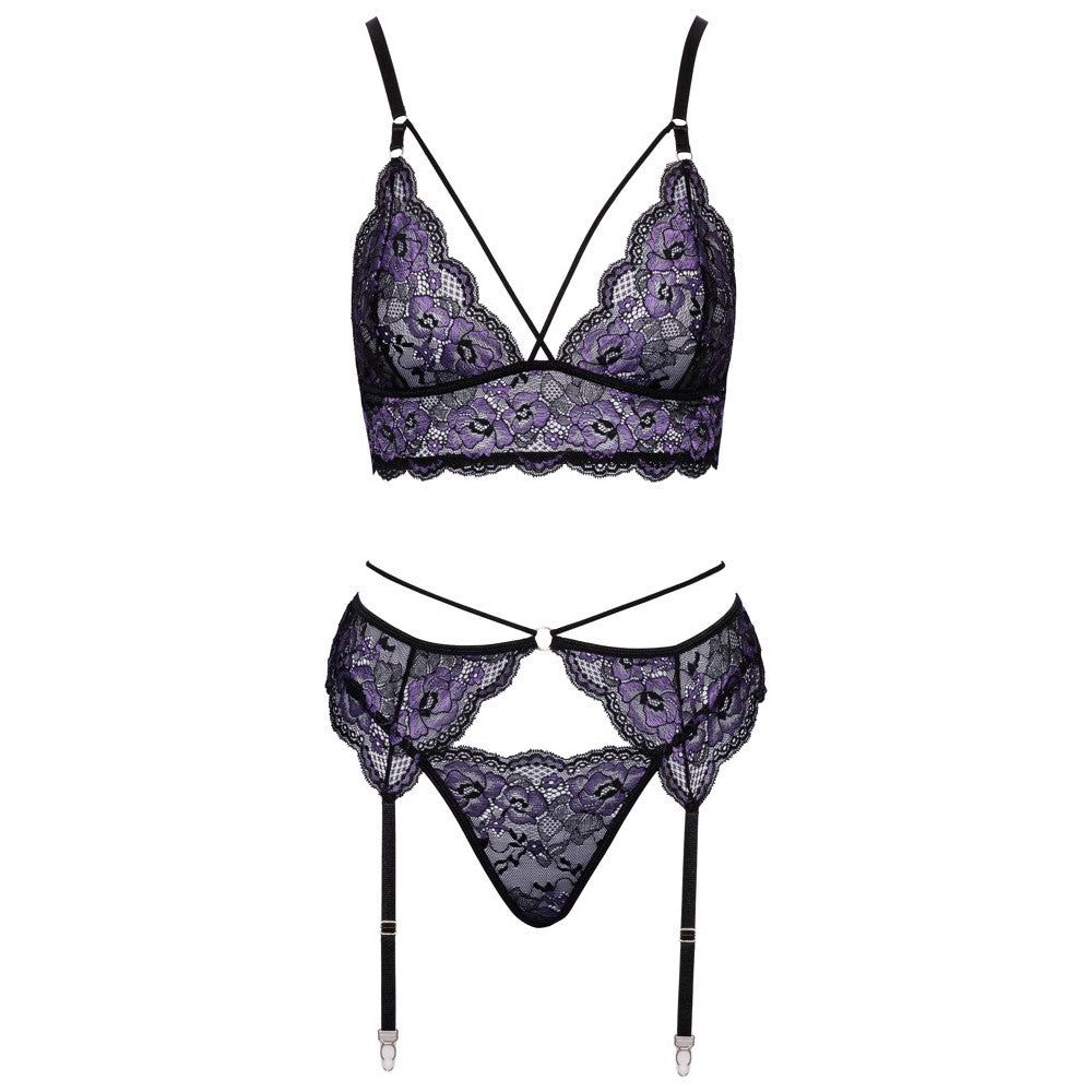 Erotic 3-piece lace set