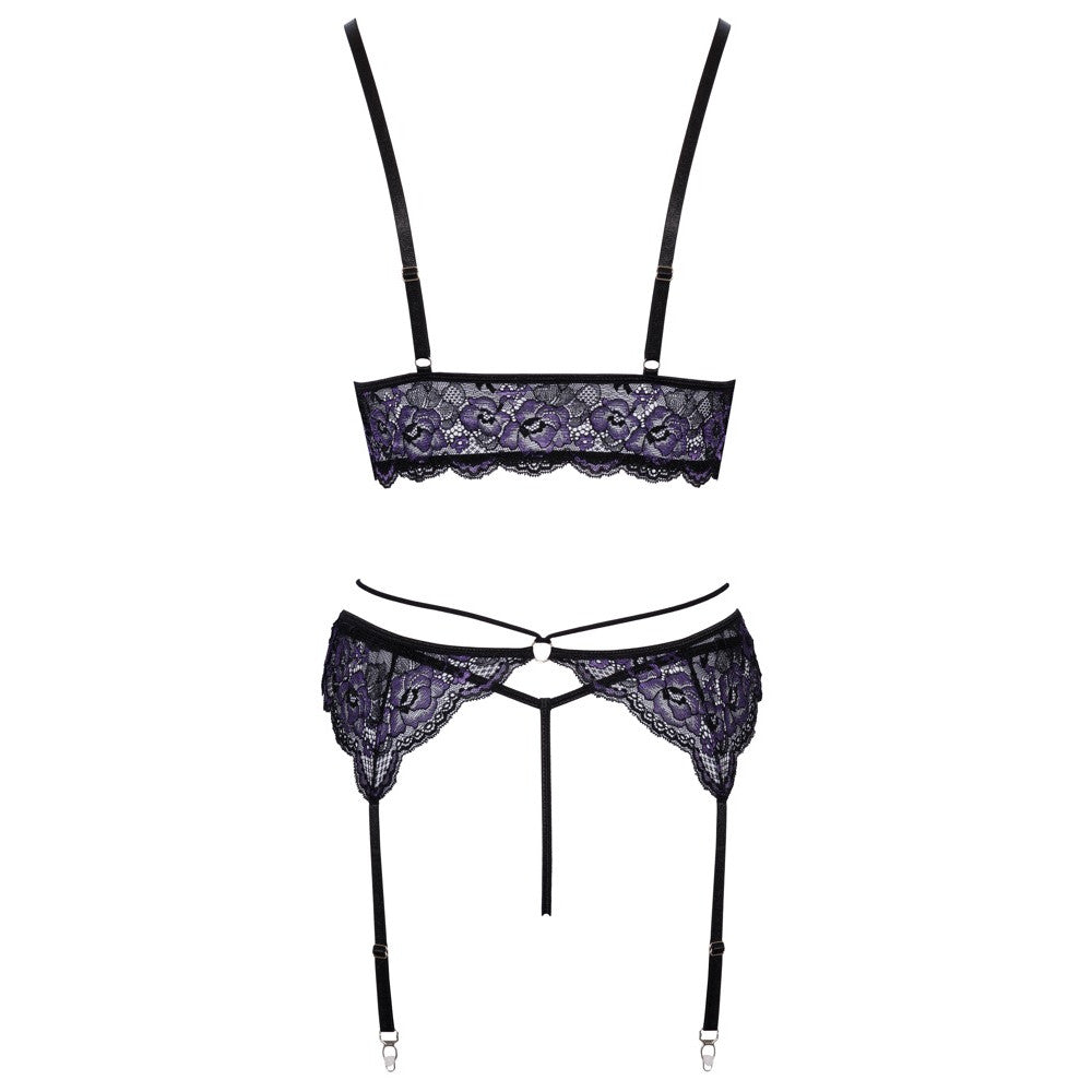 Erotic 3-piece lace set