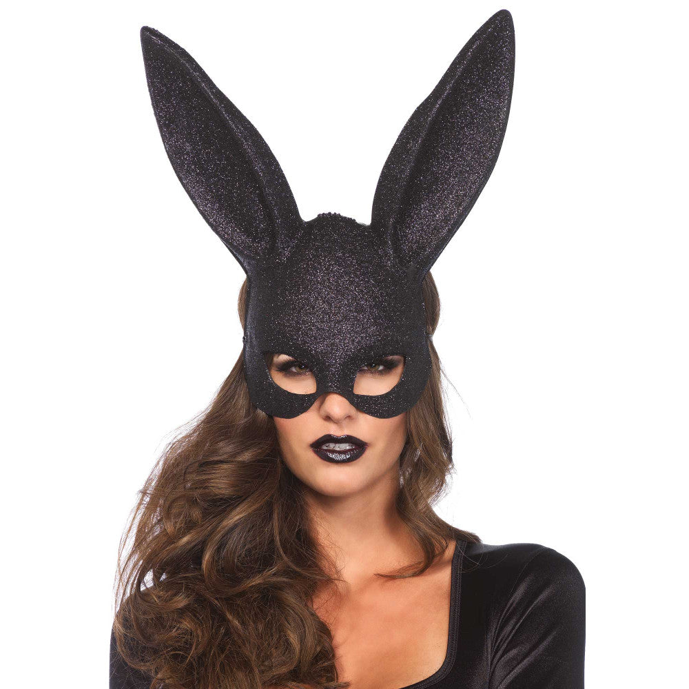 Erotic face mask Leg Avenue Rabbit black