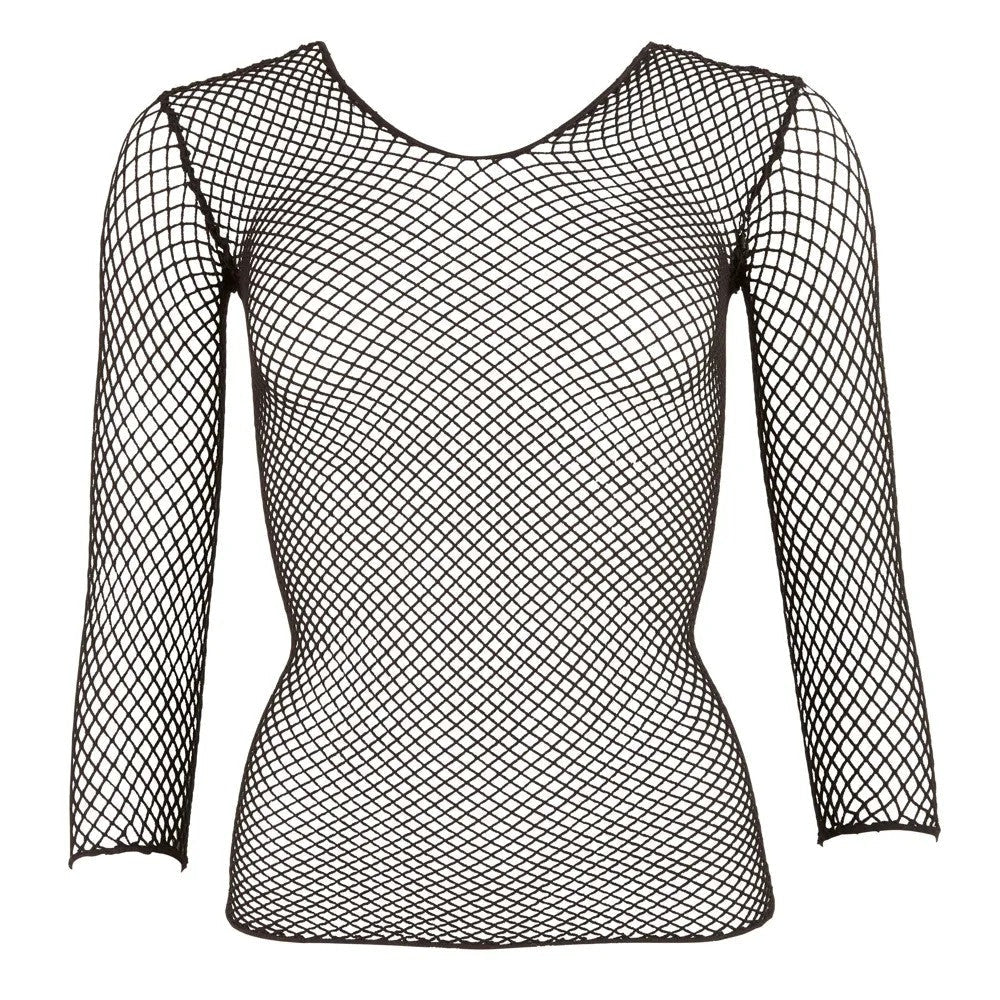 Erotic fishnet blouse No Xqse Fishnet Shirt