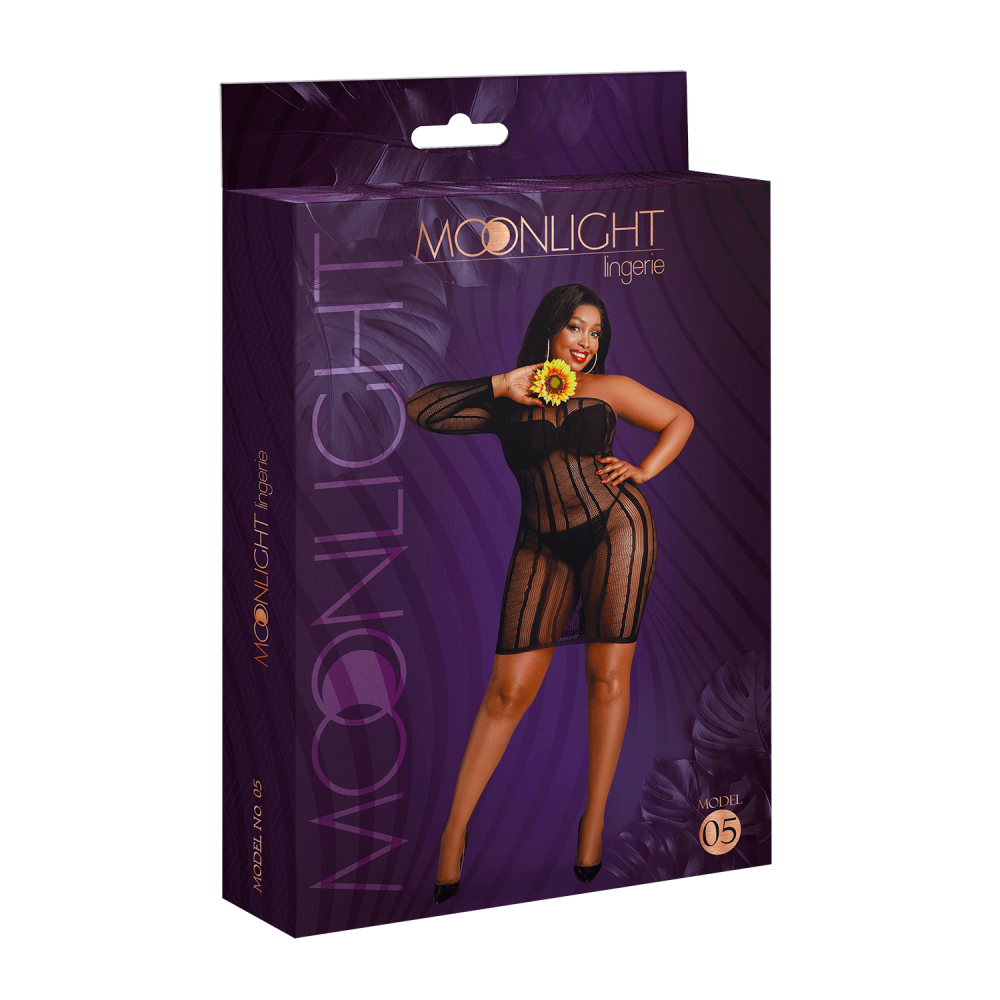 Erotic mesh dress Moonlight M05 Queen Size