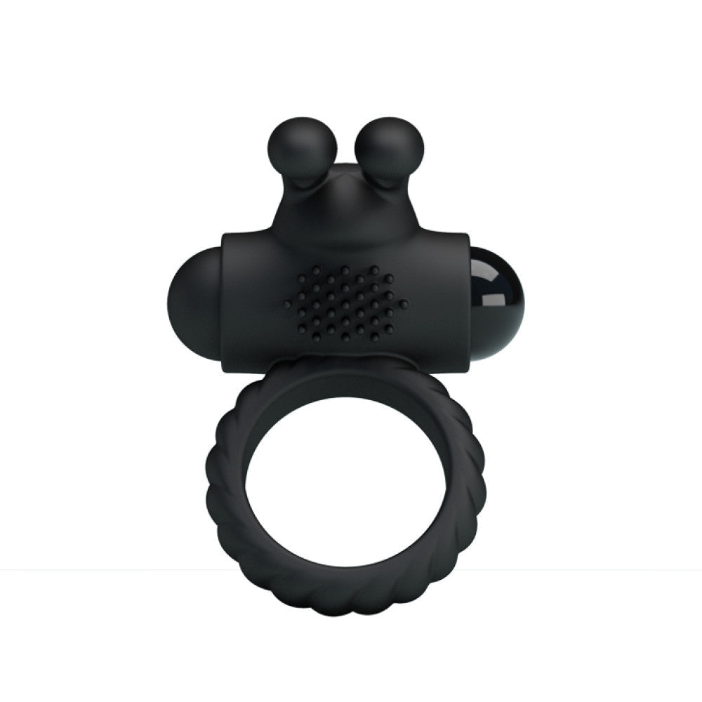 Eudora silicone vibrating cock ring