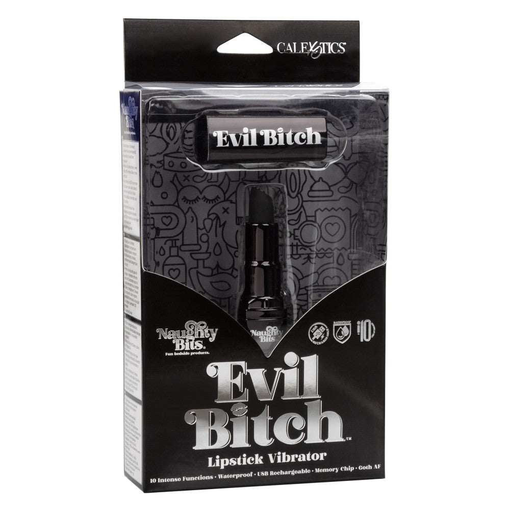 Evil Bitch Rechargable Small Lipstick Vibrator