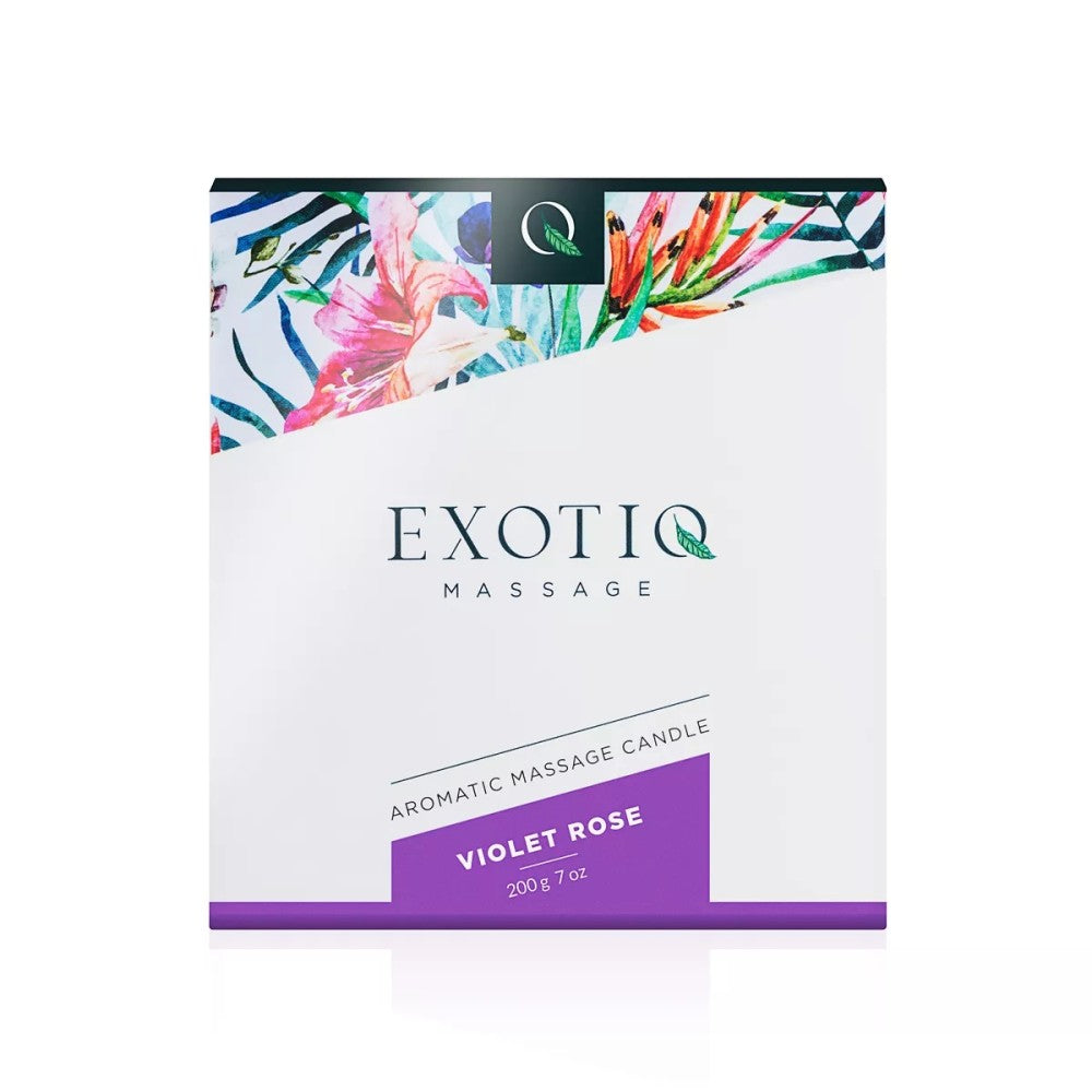 ExotiQ Violet Rose massage candle