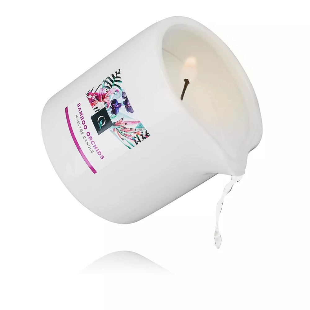 ExotiQ bamboo and orchid massage candle