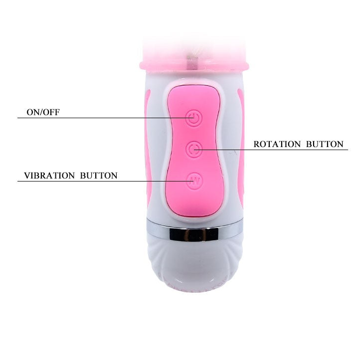 Fascination Butterfly back and forth pearl vibrator