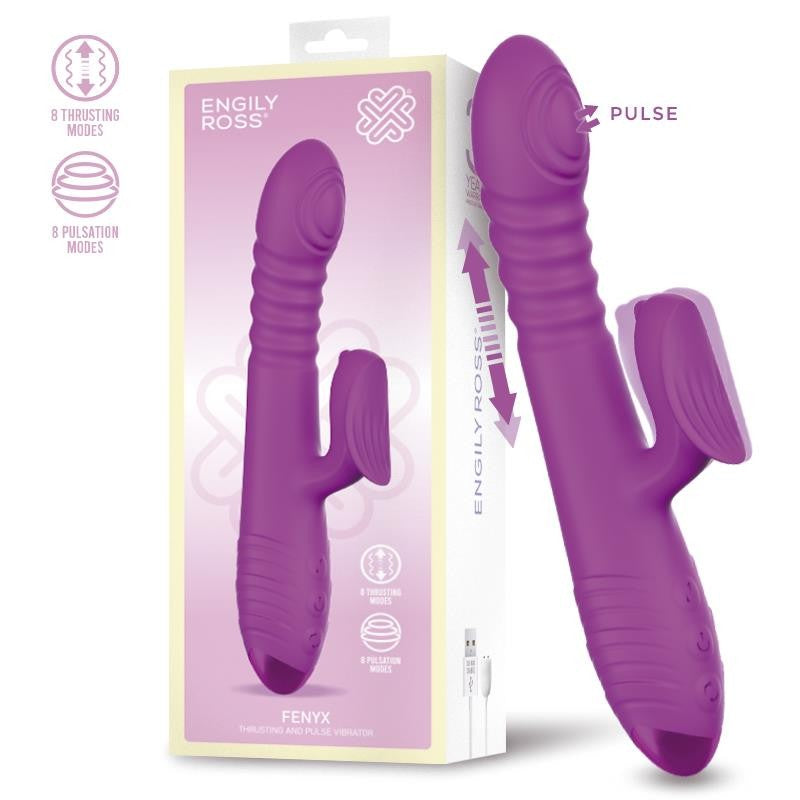 Fenyx Vibrating Clitoral Rabbit Vibrator Purple