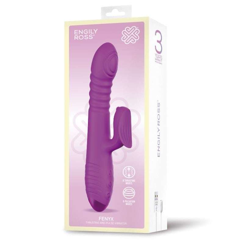 Fenyx Vibrating Clitoral Rabbit Vibrator Purple