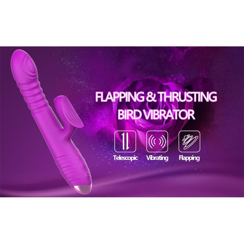 Fenyx Vibrating Clitoral Rabbit Vibrator Purple