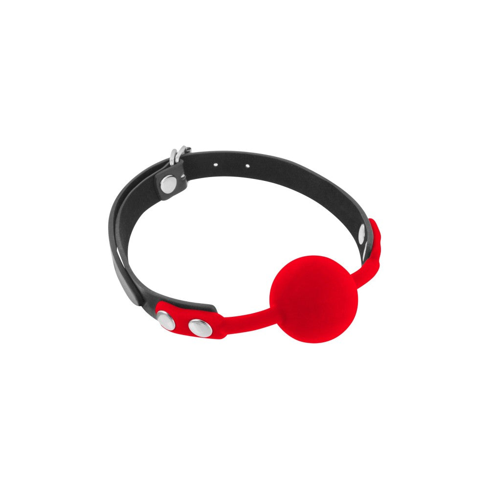 Fetish Tentation Silicone Ball Gag Red