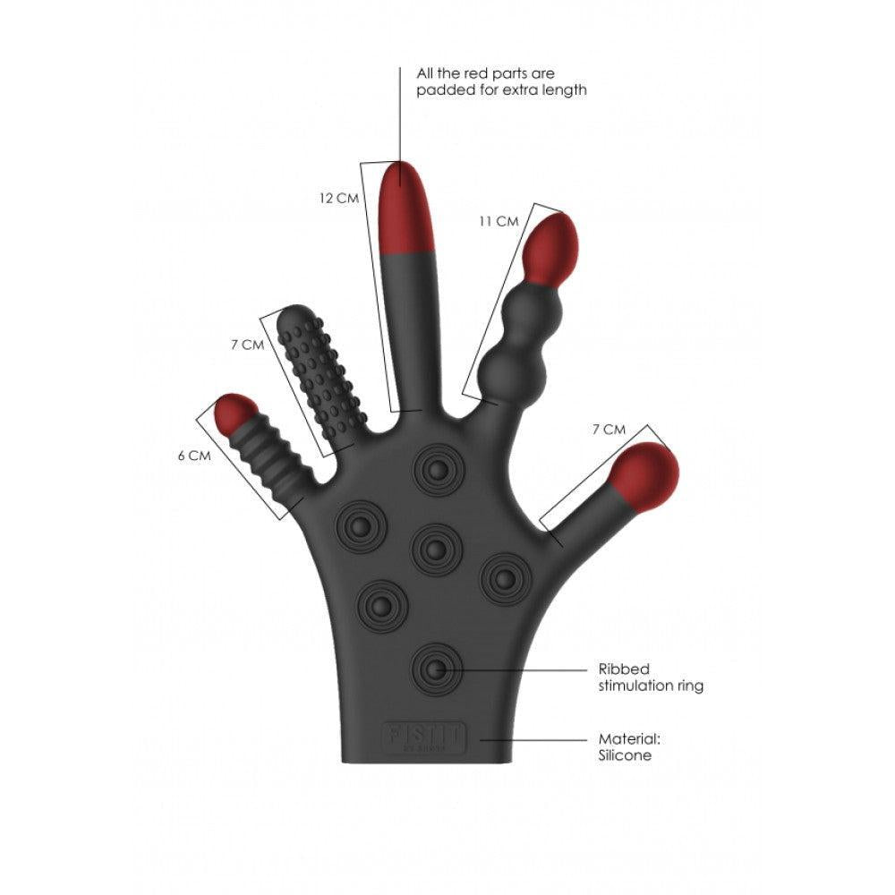 Fist It Silicone Fisting Glove with Stimulators