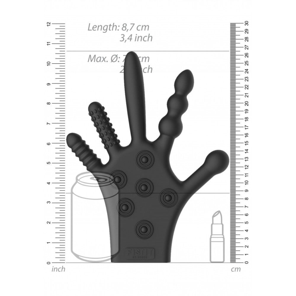 Fist It Silicone Fisting Glove with Stimulators