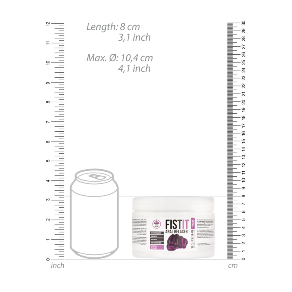 Fist It Anal Relaxer Water-Based Anal Lubricant 500 ml