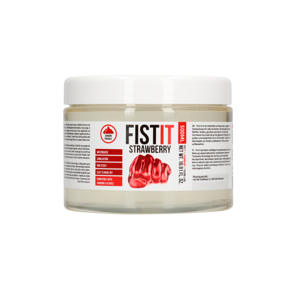 Fist It Strawberry Fisting Gel Lubricant 500ml
