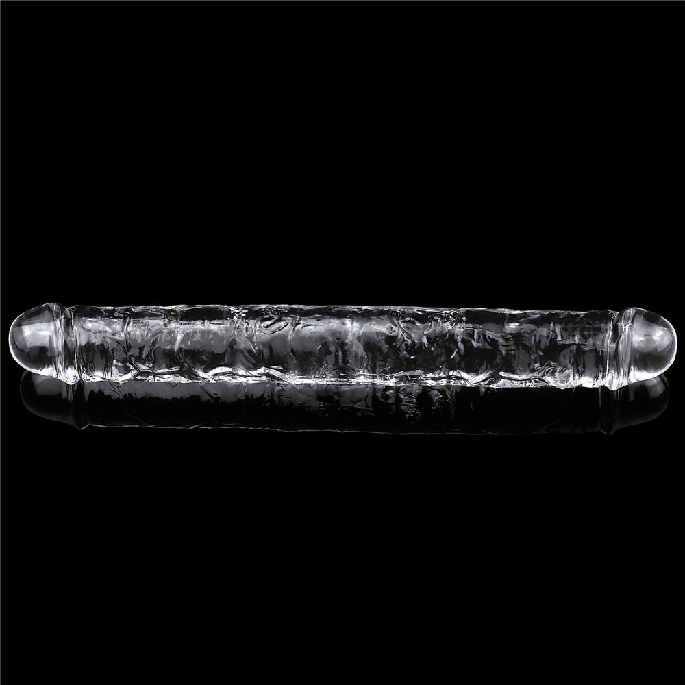 Flawless Flexible Double Dildo Transparent 30 cm.